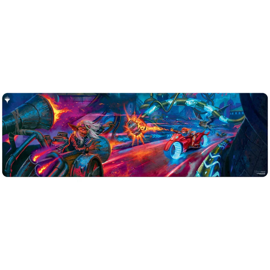 Ultra PRO: 8ft Table Playmat - Aetherdrift (Goblin vs Chandra Attack)