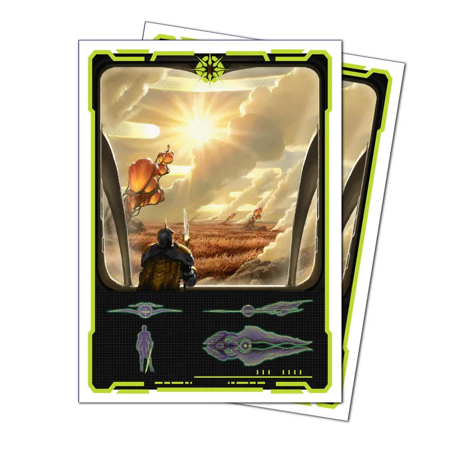 Ultra PRO Magic: The Gathering - Apex Sleeves 105ct - Edge of Eternities (Adagia, Windswept Bastion)