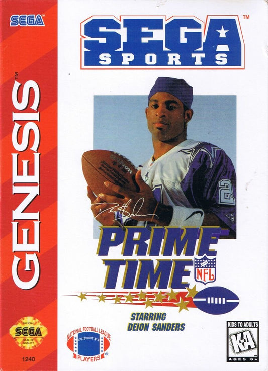 Prime Time NFL Football starring Deion Sanders (Sega Genesis)