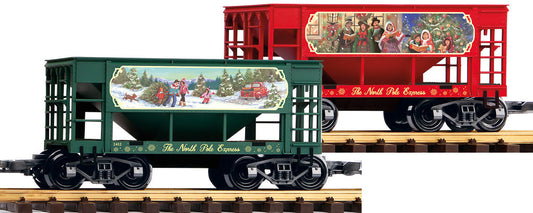 Piko 38951 G Scale Christmas Ore Cars 2-Pack