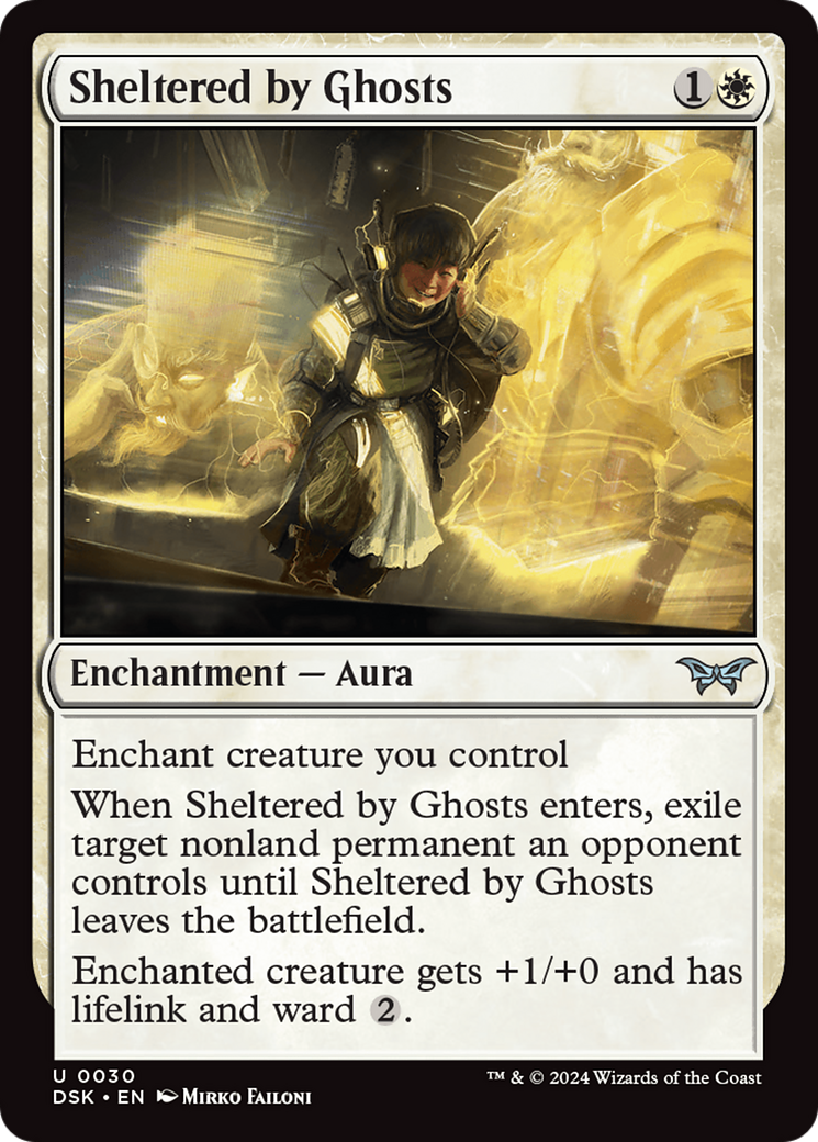 Sheltered by Ghosts (DSK-030) - Duskmourn: House of Horror