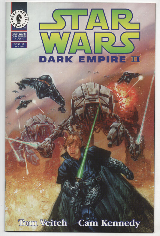Star Wars Dark Empire 1 A Dark Horse 1994 NM Luke Skywalker