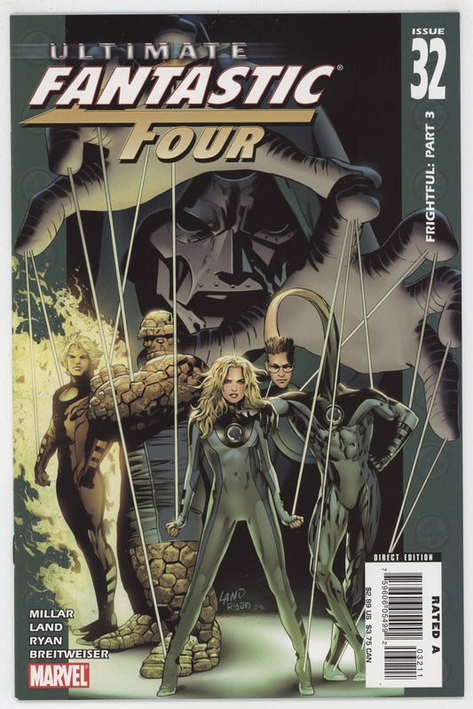 Ultimate Fantastic Four 32 A Marvel 2006 NM Greg Land Mark Millar