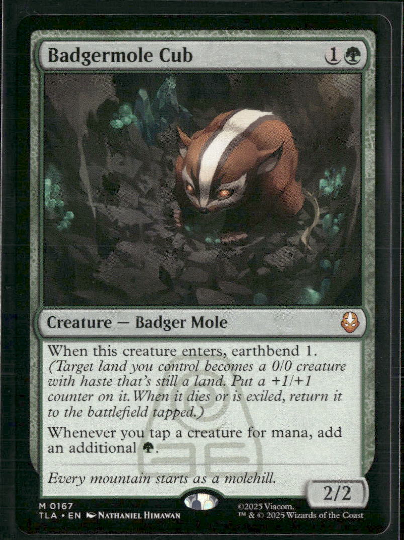 Avatar: The Last Airbender Badgermole Cub #167