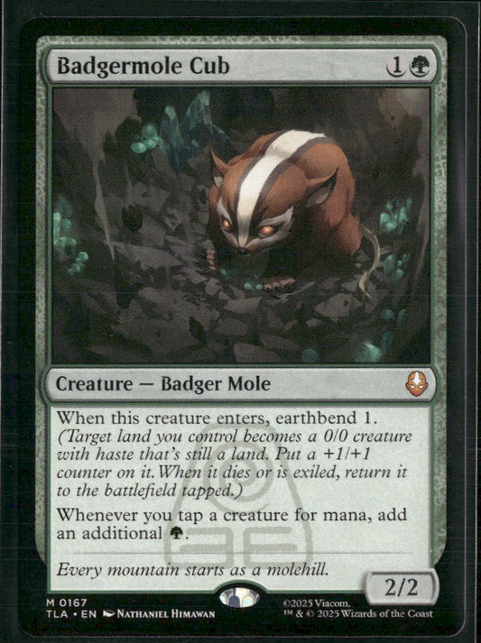 Avatar: The Last Airbender Badgermole Cub #167