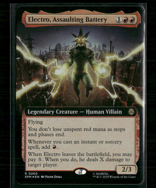 Marvel's Spider-Man Electro, Assaulting Battery (Extended Art) #260