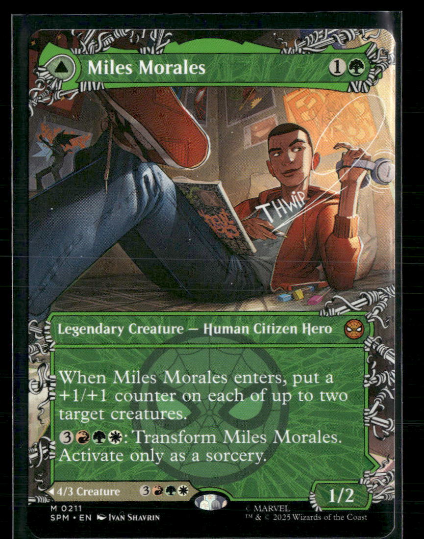 Marvel's Spider-Man Miles Morales (0211) (Borderless) #211