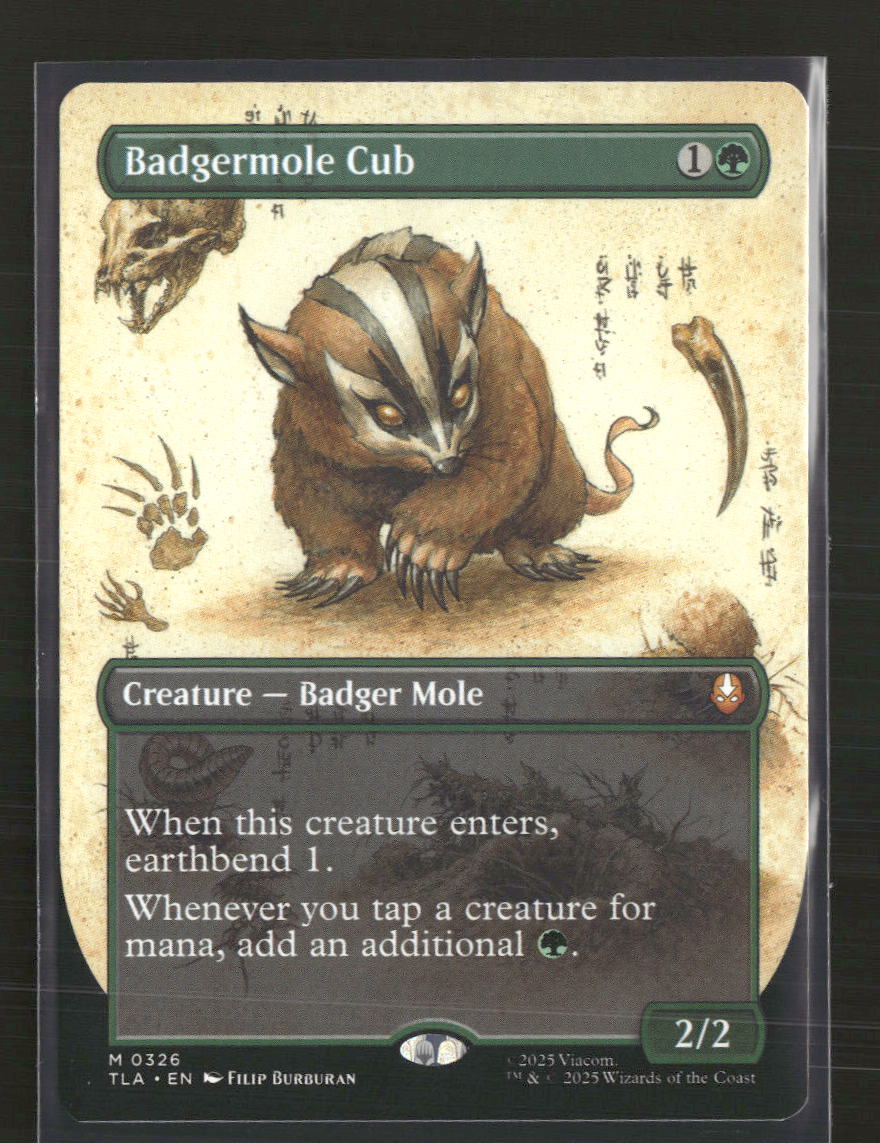 Avatar: The Last Airbender Badgermole Cub #326