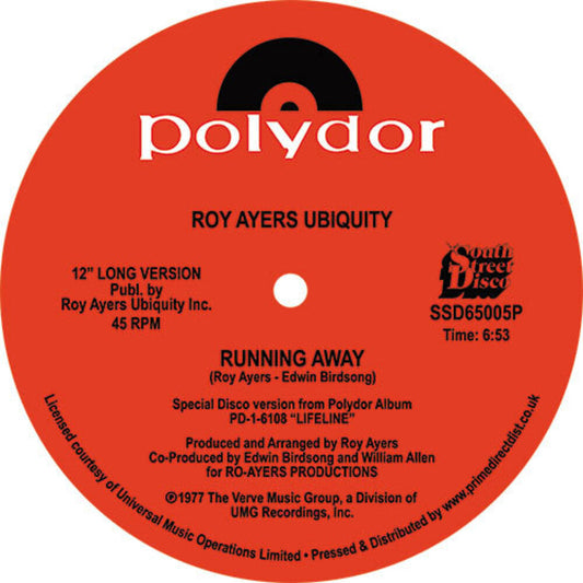 Running Away / Love Will Bring Us Back Together [12" Vinyl]