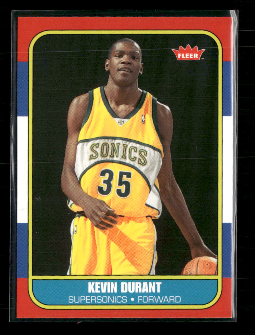 2007-08 Fleer 86-87 Retro Rookies Kevin Durant #86R-143