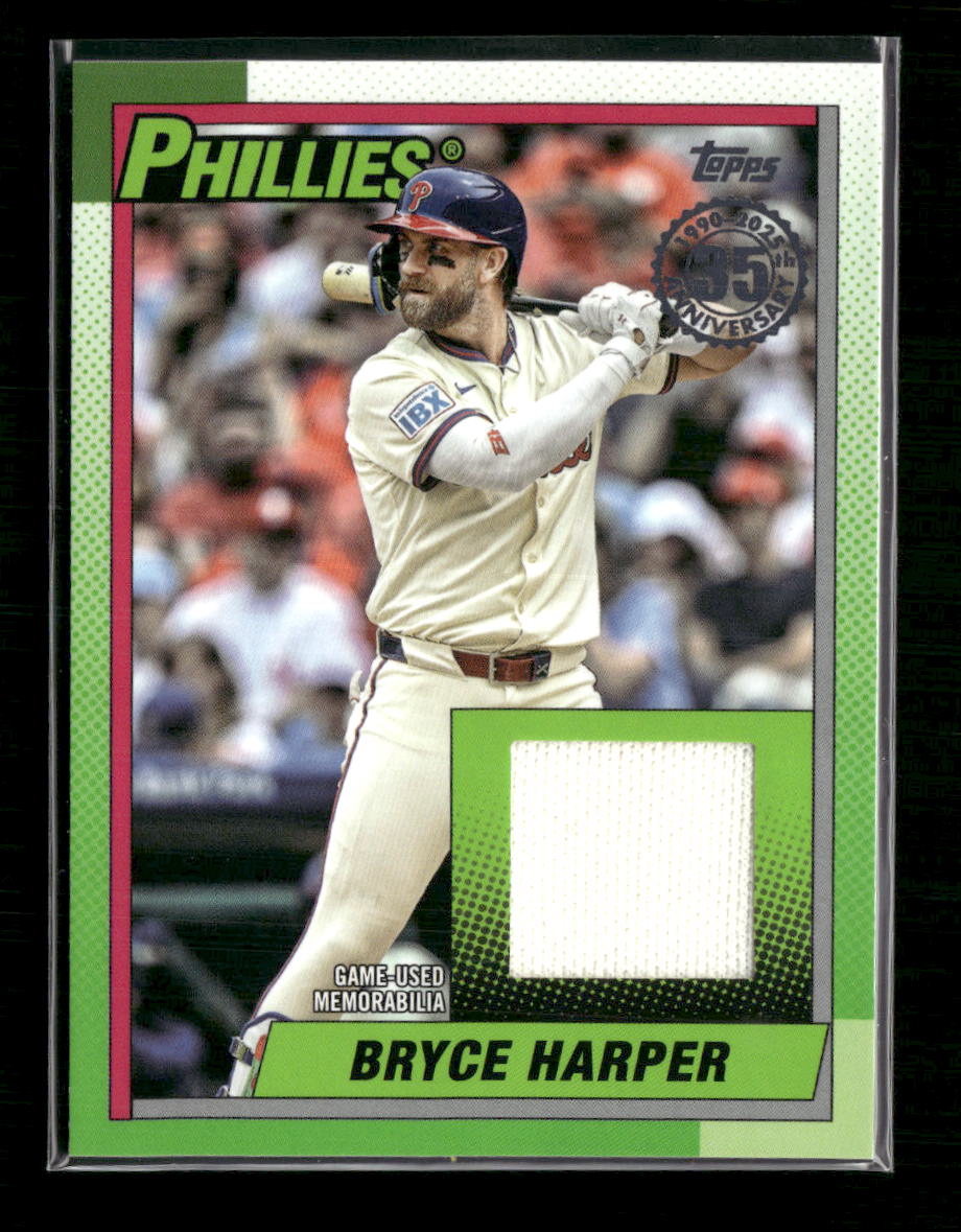 2025 Topps Baseball 35th Anniversary Relics Bryce Harper #90RU-BH