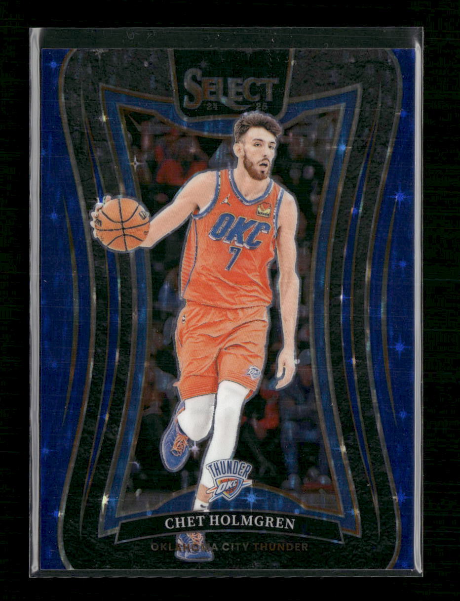 2024-25 Panini Select Blue Stars Prizm Chet Holmgren #/20 #322