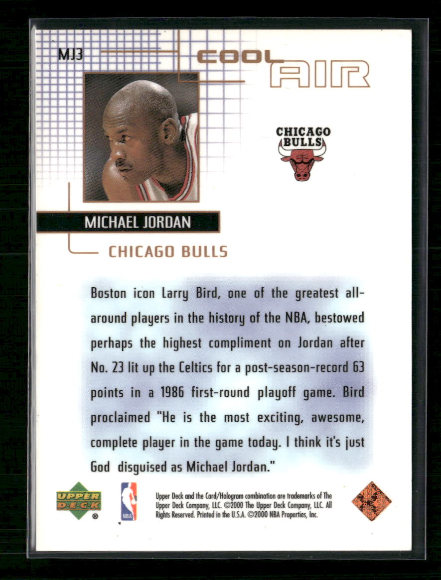 1999-00 Upper Deck Cool Air Michael Jordan #MJ3