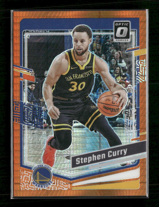 2023-24 Donruss Optic Hyper Orange Stephen Curry #/99 #198