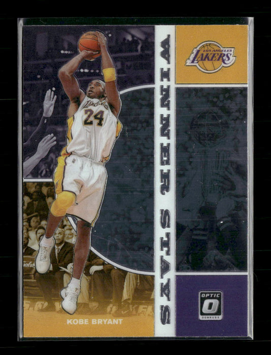 2019-20 Donruss Optic Winner Stays Kobe Bryant #12