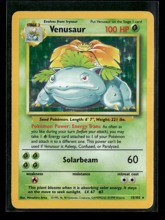 Base Set Venusaur #015/102