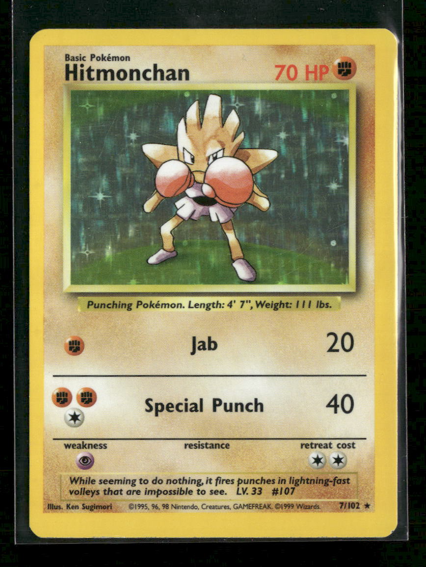 Base Set Hitmonchan #007/102