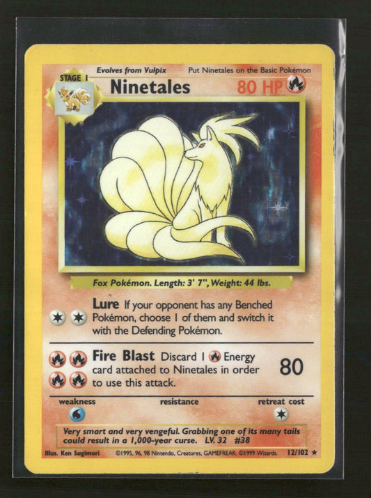Base Set Ninetales #012/102