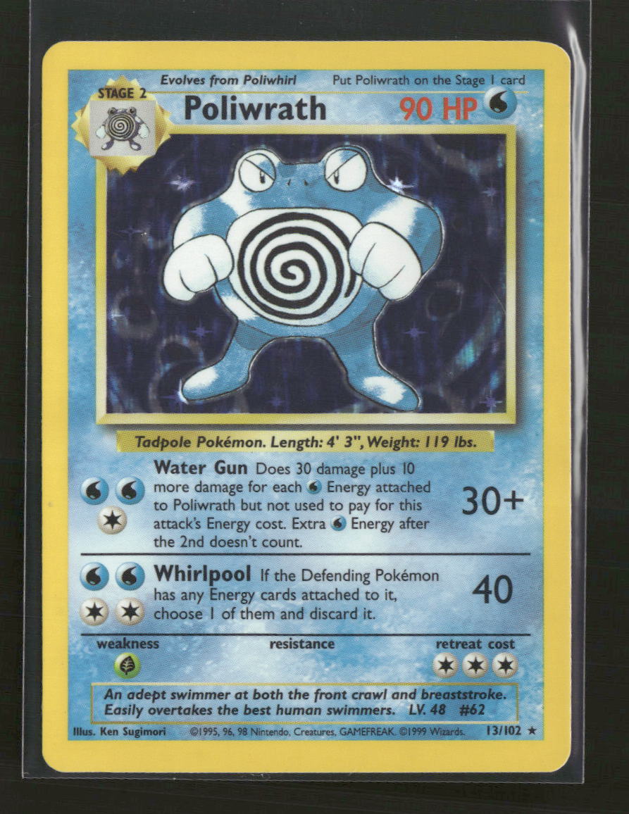 Base Set Poliwrath #013/102