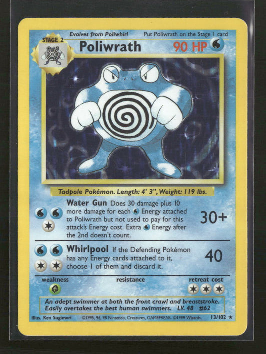 Base Set Poliwrath #013/102