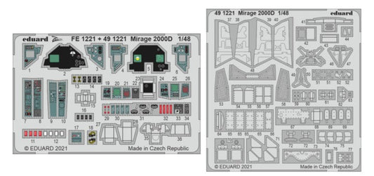 Eduard 491221 1/48 Aircraft- Mirage 2000D for KIN (Painted)