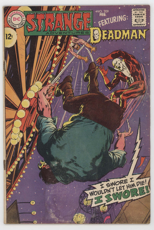 Strange Adventures 209 DC 1968 VG Neal Adams Deadman