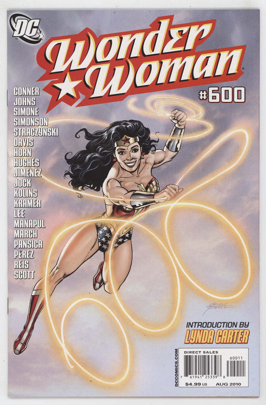 Wonder Woman 600 A DC 2010 NM George Perez Lynda Carter Adam Hughes