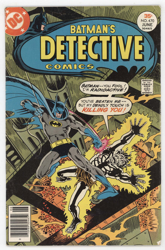 Batman Detective Comics 470 DC 1977 VG FN Jim Aparo Doctor Phosphorus