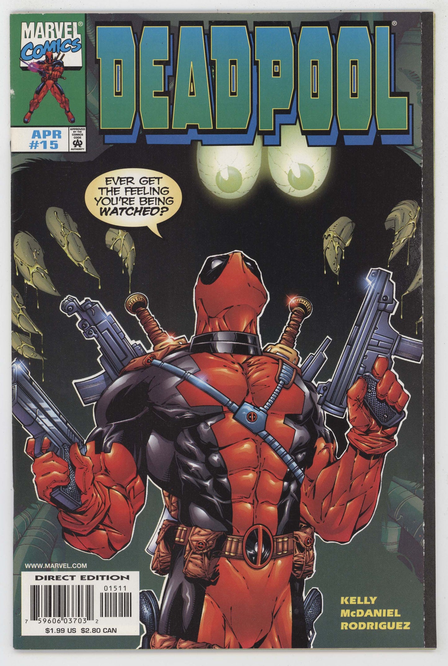 Deadpool 15 Marvel 1998 VF NM Joe Kelly