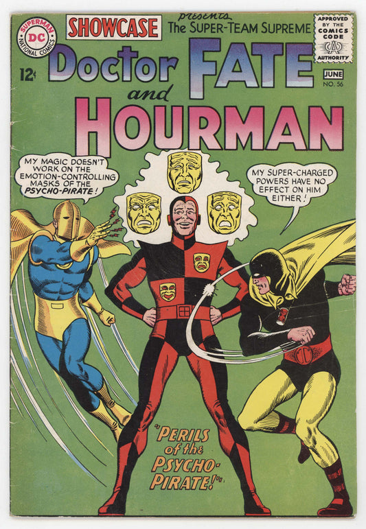 Showcase 56 DC 1965 FN Murphy Anderson Doctor Fate Hourman 1st Psycho Pirate