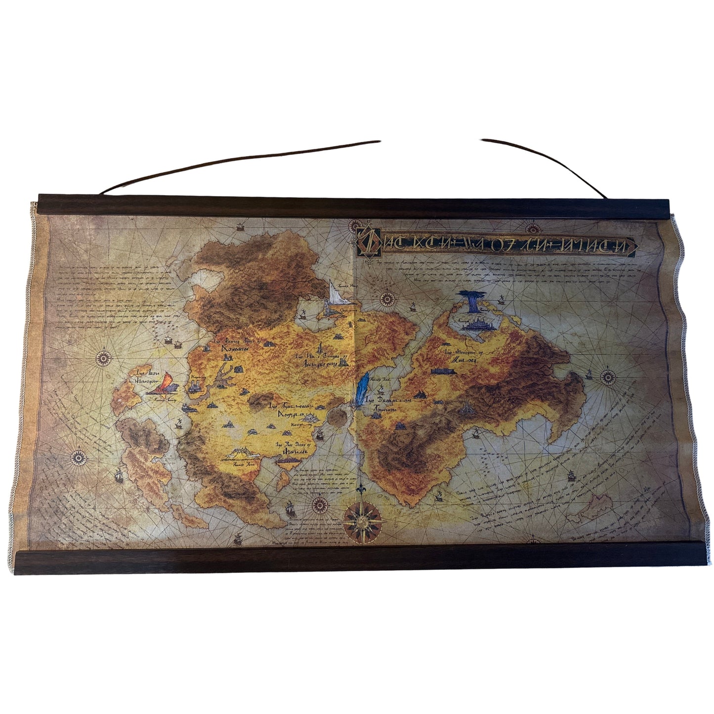 Final Fantasy XVI Scroll Map - Golden Apple Comics