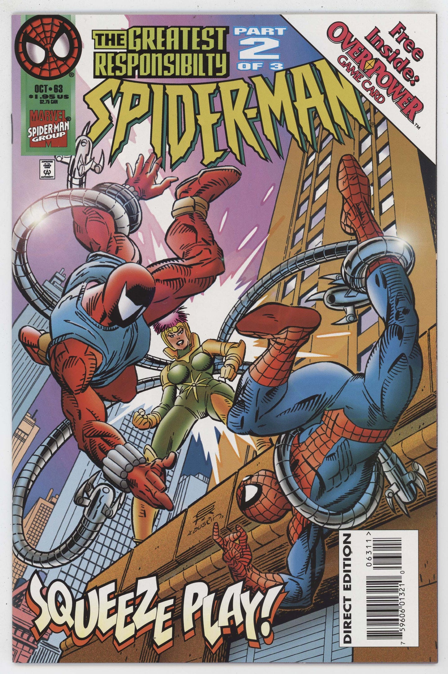 Spider-Man 63 Marvel 1995 NM Clone Scarlet Spider Verse Doctor Octopus