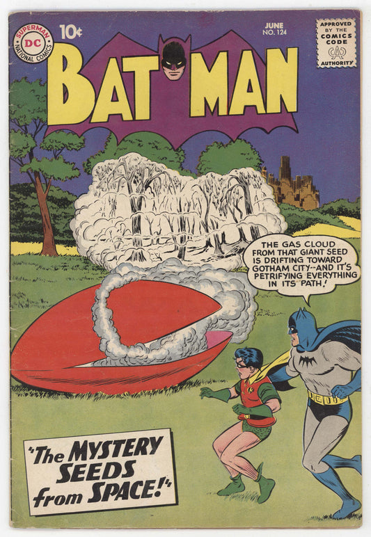 Batman 124 DC 1959 VG Curt Swan Robin Signalman Alien Seed