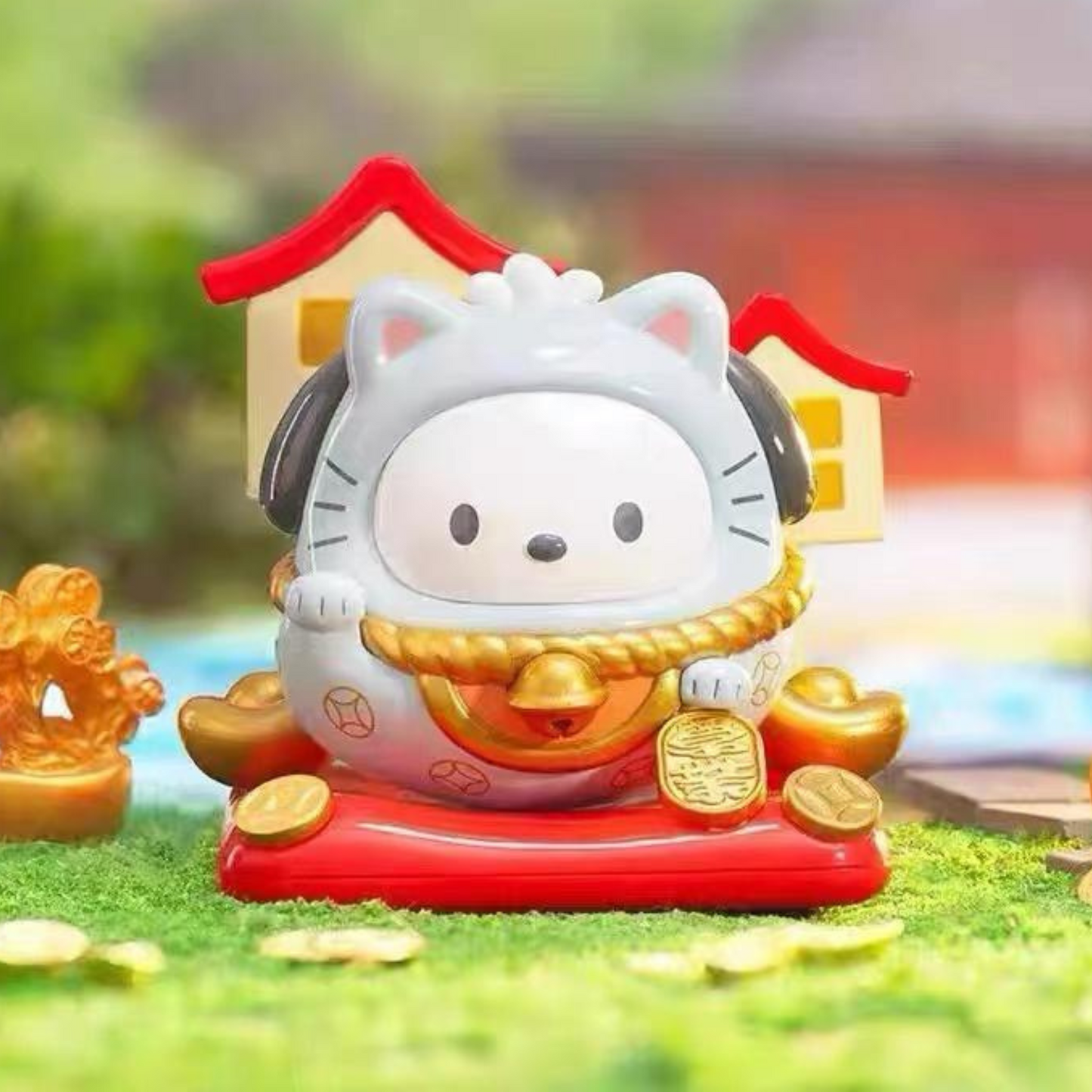 【Restock】Top Toy: Sanrio Daruma Tumble Series #2 Fortune Cat Blind Box Random Style