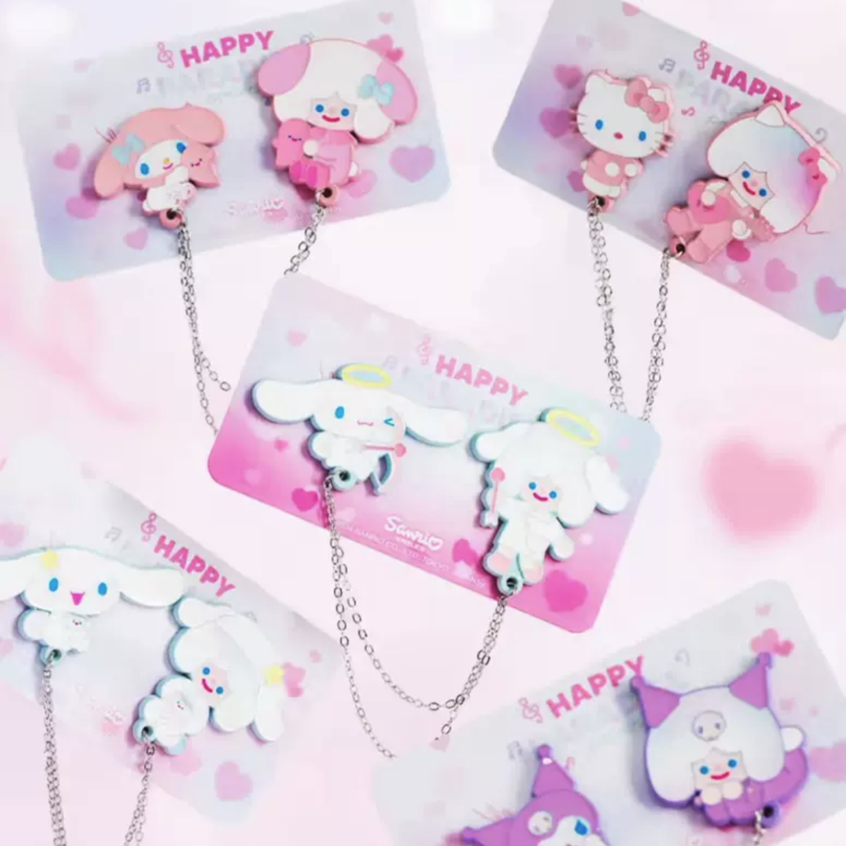 【New】 F.UN Rico X Sanrio Happy Paradise Present Series Magnet Badges