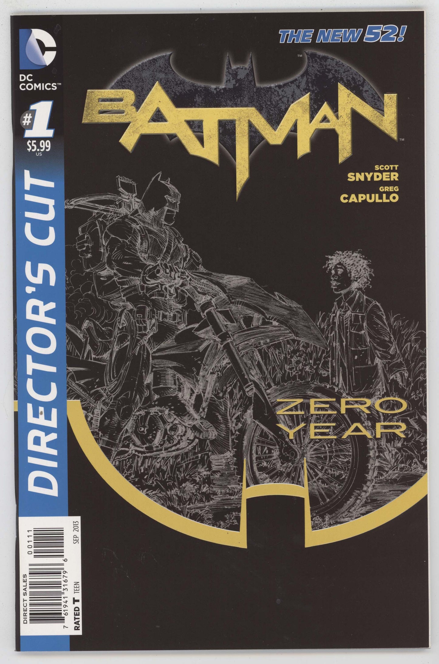 Batman Zero Year Directors Cut 1 DC 2013 NM Scott Snyder Greg Capullo