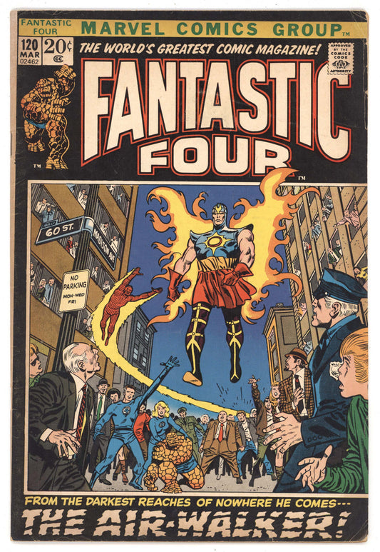 Fantastic Four 120 Marvel 1972 FN Stan Lee 1st Air-Walker Mary Jane Watson