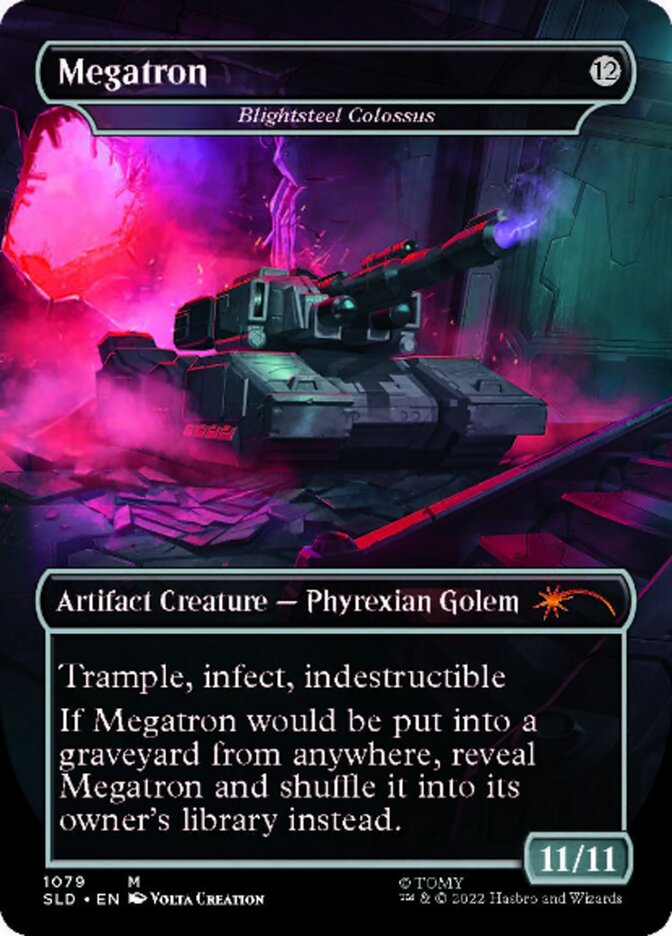 Blightsteel Colossus // Blightsteel Colossus (SLD-1079) - Secret Lair Drop (Borderless) Foil