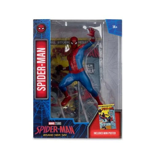Marvel Rivals Spider-Man: Brand New Day 1:6 Scale Posed Figure with Scene and Comic