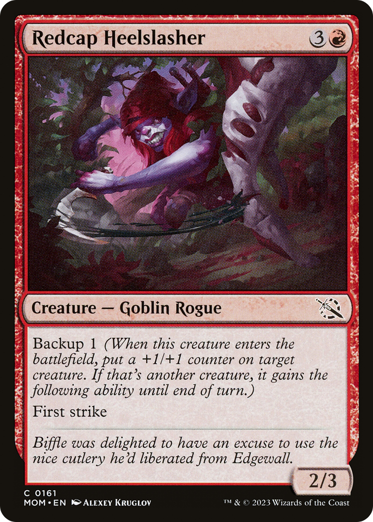 Redcap Heelslasher (MOM-161) - March of the Machine
