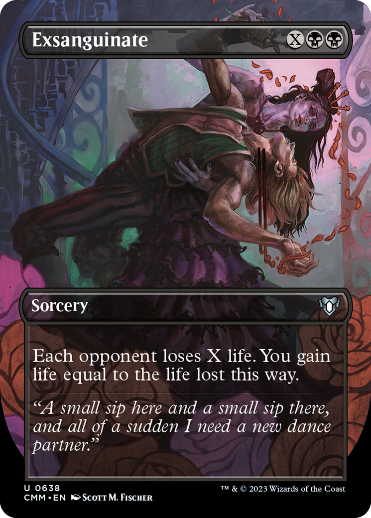 Exsanguinate (CMM-638) - Commander Masters (Borderless)