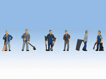 Noch 36116 N Scale Groundskeepers - Caretakers -- pkg(6) - Golden Apple Comics