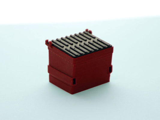 3D To Scale 64-230-R 1/64 – Trash Dumpster Dark Red Scene Accessory