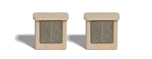 Busch 7773 HO Scale 1960s Electrical Cable Cabinets -- pkg(2)