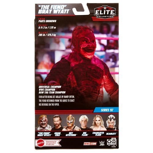 WWE Elite Collection Series 92(Adam Cole, Ric Flair, Charlotte Flair,  Burnt Fiend, Rey Mysterio) 6-inch Action Figure