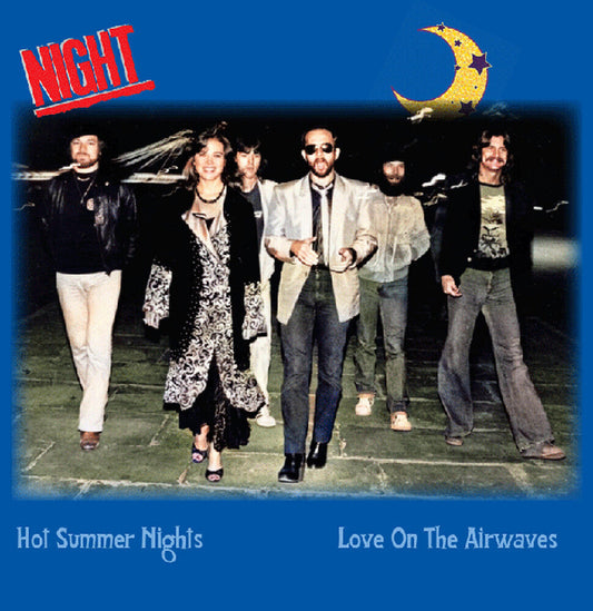 Hot Summer Nights / Love On The Airwaves (Blue) [7" Vinyl]