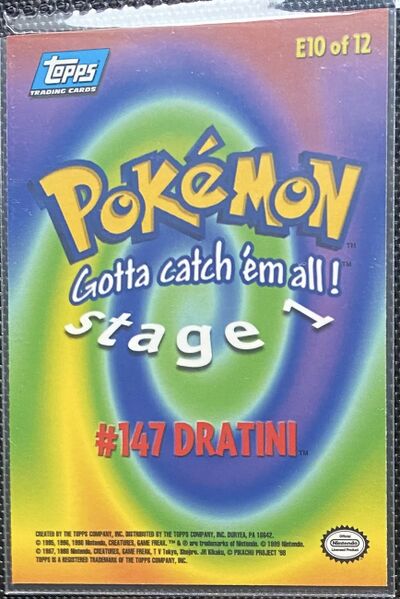 Dratini (E10) [Topps Pokemon the First Movie (First Print)]