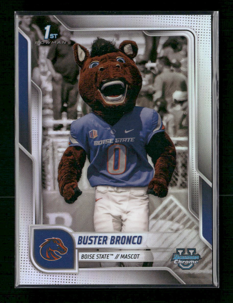 2025 Bowman University Chrome Bowman Chrome Mascots Buster Bronco #BCM-23