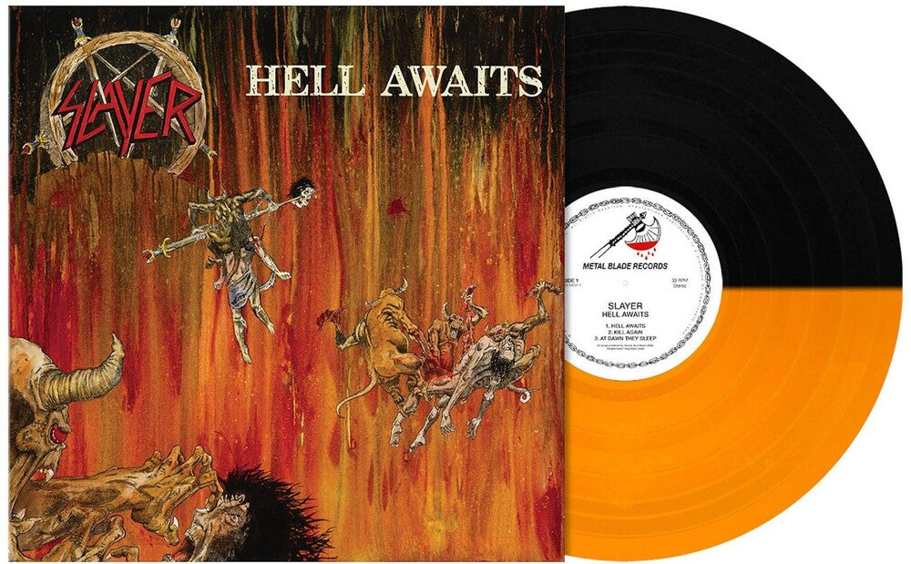 Hell Awaits [Limited Edition Transparent Orange & Black Split LP]