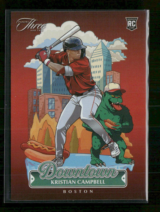 2025 Panini Three and Two Downtown Kristian Campbell #2